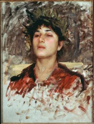 Head Study of a Corsican Boy